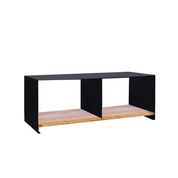 Durâmor Coffee Table 120 cm. with neem wood shelf.