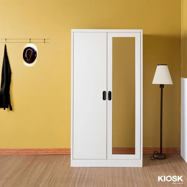 Open door-capsule handle mirror wardrobe -Ixy Mild collection