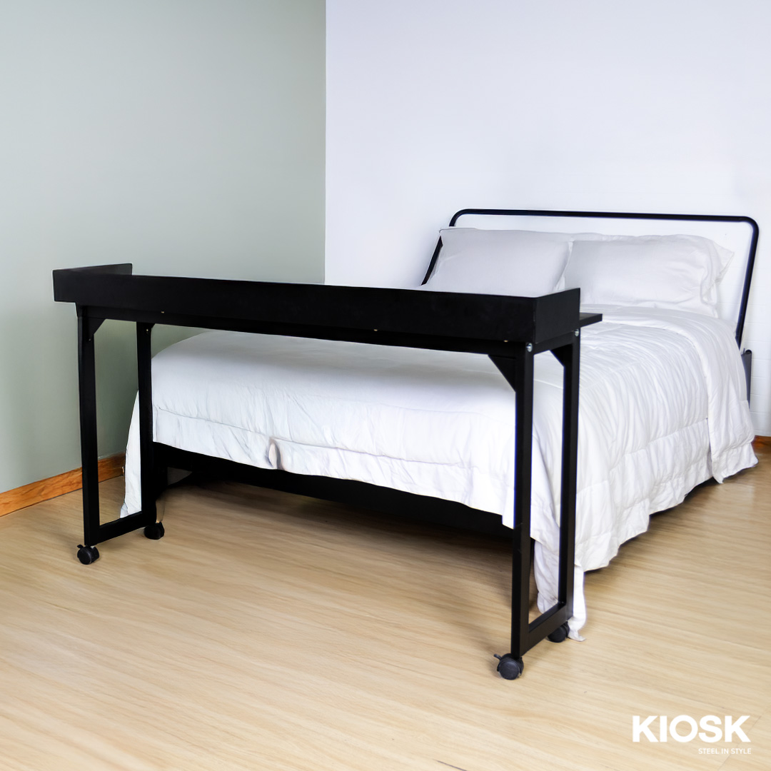 Overbed Table with Wheels for queen size Beds