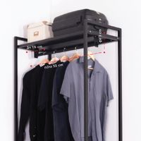 WC-100 Closet အတွက် အ၀တ်ချိတ်တန်း-3
