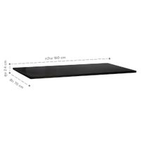Metamix Table Top, 160 cm size, available in 2 materials and 2 colors-5