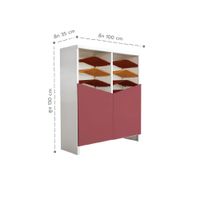 Lemari Sepatu Angolo - 2 Pintu-8