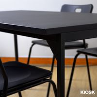 Dinning Table for 4seats with steel top-7