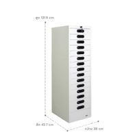 KOL 15-Drawer Form Cabinet with Automatic Lock-4