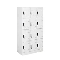 KOL 12-Door Locker Cabinet with 2 Keys per Compartment-2