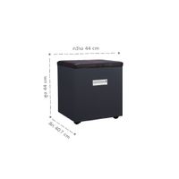 Kurve Stool 1 ลิ้นชัก-8