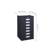 Kurve - 7 drawer cabinet-4