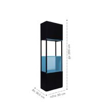 Lemari Pajangan 60cm-9