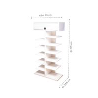 Rak Sepatu - 12 Susun dengan Pintu | Lite -5