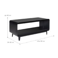 Meja Ruang Tamu 90cm - PUNTO -3