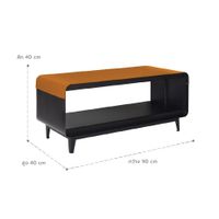 Meja Ruang Tamu dengan Case 90cm - PUNTO -7