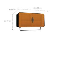 Lemari Gantung Horizontal - Punto-5