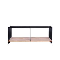 Durâmor Coffee Table 120 cm. with neem wood shelf.-1