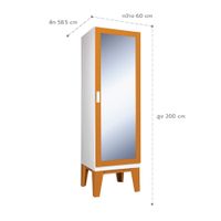 Ropa wardrobe Glass door-6