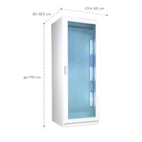 UV-C light sterilizer cabinet model WD-01UV (frosted glass)-12
