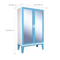  Ropa wardrobe Glass sliding door-8