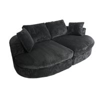 โซฟา Love Seat 2 ที่นั่ง กำมะหยี่หรู ฟองน้ำหนาแน่นสูง (30 Density)-4