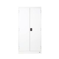 KOL 2-Door Cabinet with Recessed Handles, Adjustable Shelves, and Lock-3