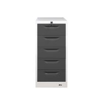 KOL 5-Drawer Filing Cabinet for Documents and Equipment with Automatic Locking Key-3