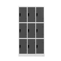 KOL 9-Door Locker Cabinet with 2 Keys per Compartment-5