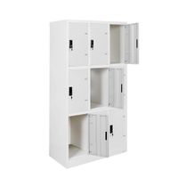 KOL 9-Door Locker Cabinet with 2 Keys per Compartment-2