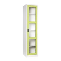 High cabinet -open glass door with 40.7 cm. depth-6