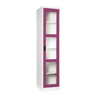 High cabinet -open glass door with 40.7 cm. depth-8