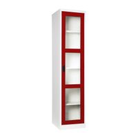 High cabinet -open glass door with 40.7 cm. depth-9