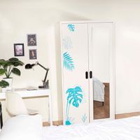 Open door-capsule handle mirror wardrobe-Monsterla graphic