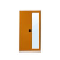 Open door-capsule handle mirror wardrobe-9