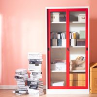 Sliding glass door cupboard-3