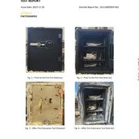 Fireproof safe with fingerprint and digital code system,  92 kg.-11