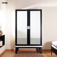 Open Glass door Wardrobe-1