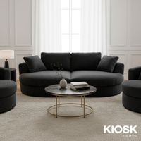 โซฟา Love Seat 2 ที่นั่ง กำมะหยี่หรู ฟองน้ำหนาแน่นสูง (30 Density)-1